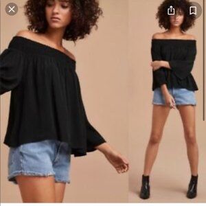 Talula off the shoulder crepe top